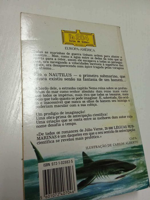 Livro 20 000 Leguas Submarinas