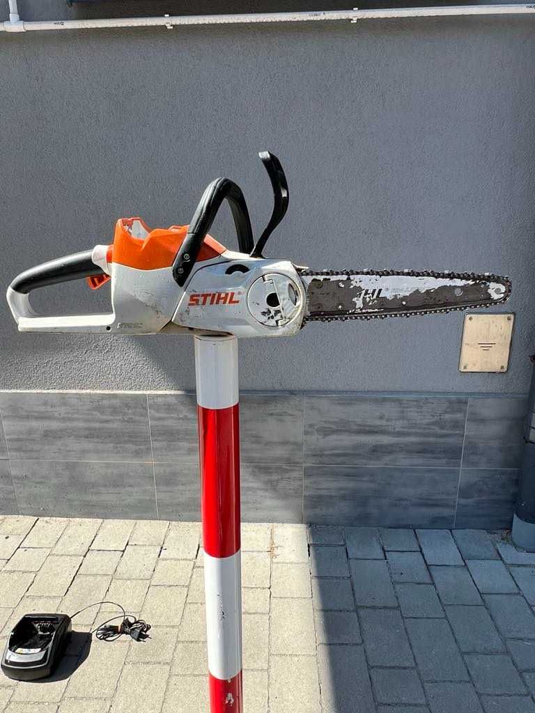 Piła, pilarka akumulatorowa Stihl MSA 140C, bateria, ładowarka/Komis