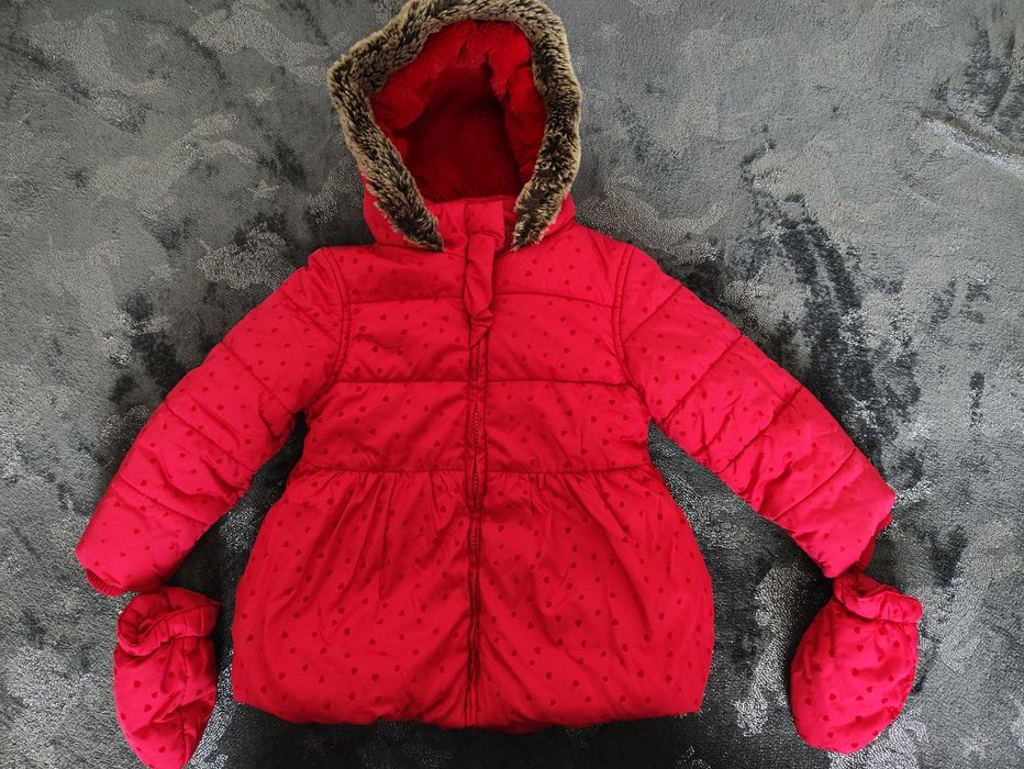 Курточка зимова для дівчинки 92-98 см