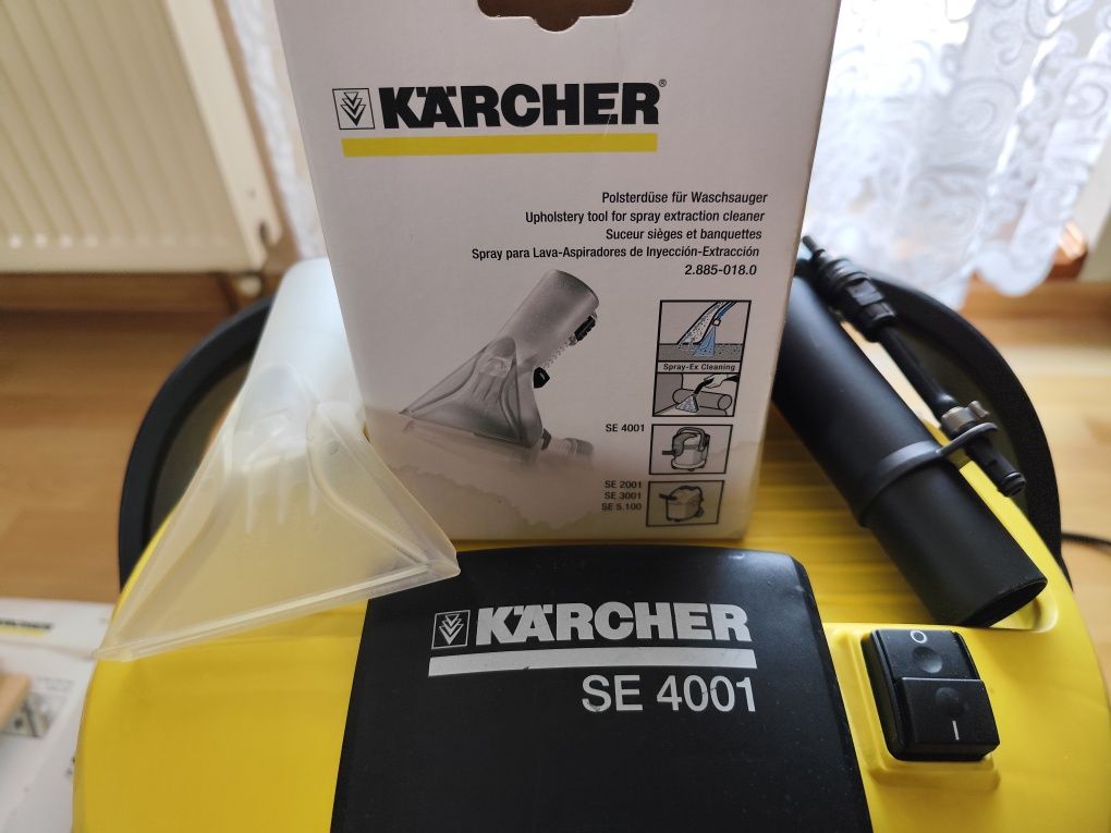 Odkurzacz piorący Karcher SE4001 plus akcesoria