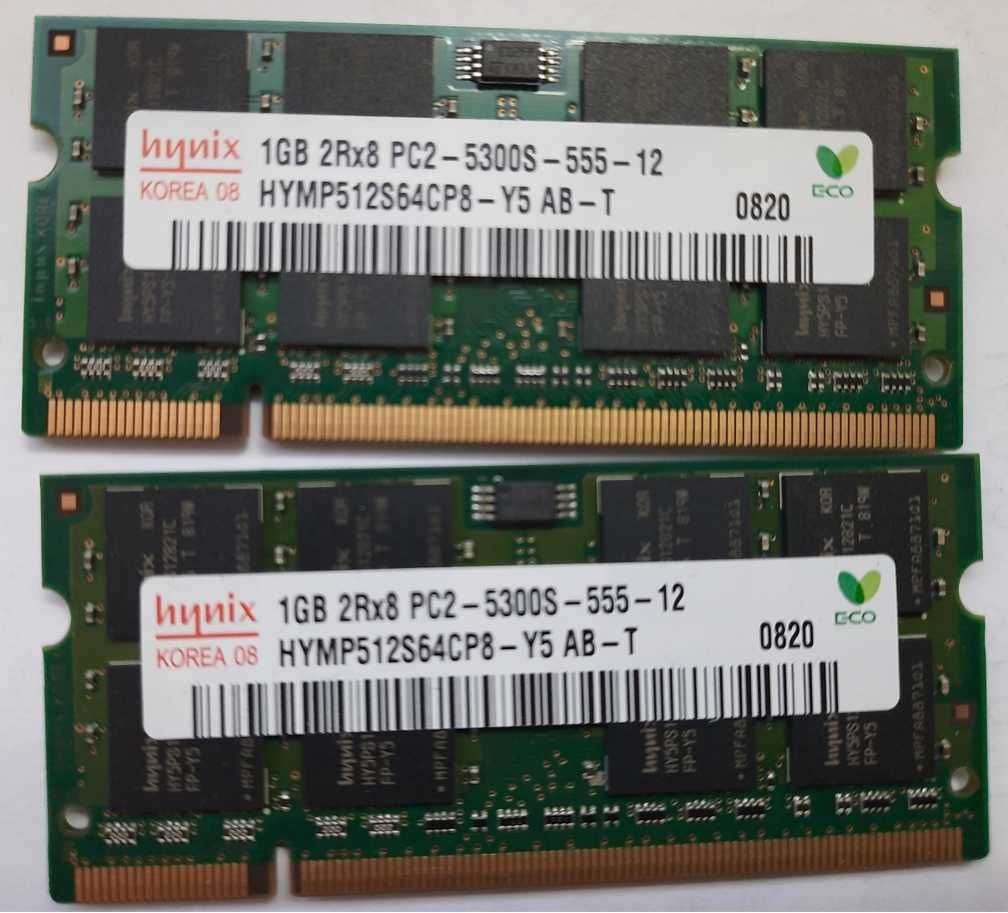 Pamięci laptop ELPIDA 2 sztuki