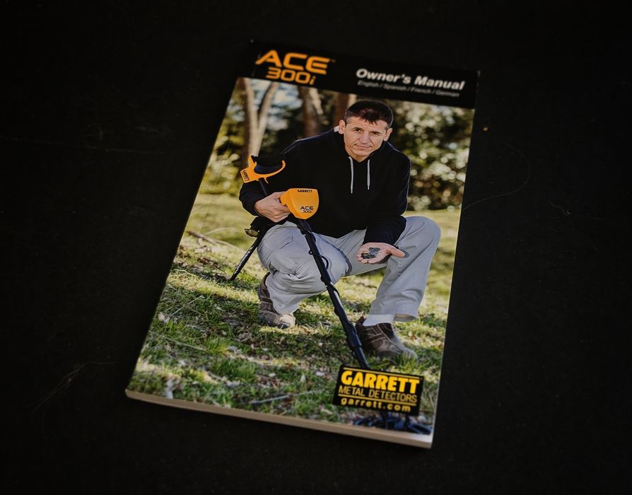 Wykrywacz metali Garrett ACE300I, słuchawki, zestaw.