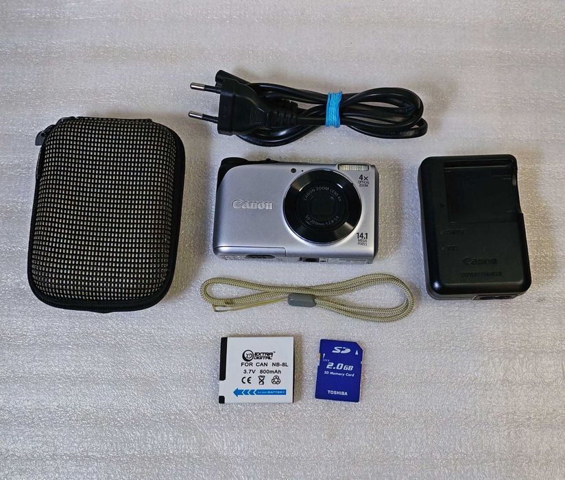 Цифровой фотоаппарат Canon PowerShot A2200 14MP В ИДЕАЛЕ ! новый аккум