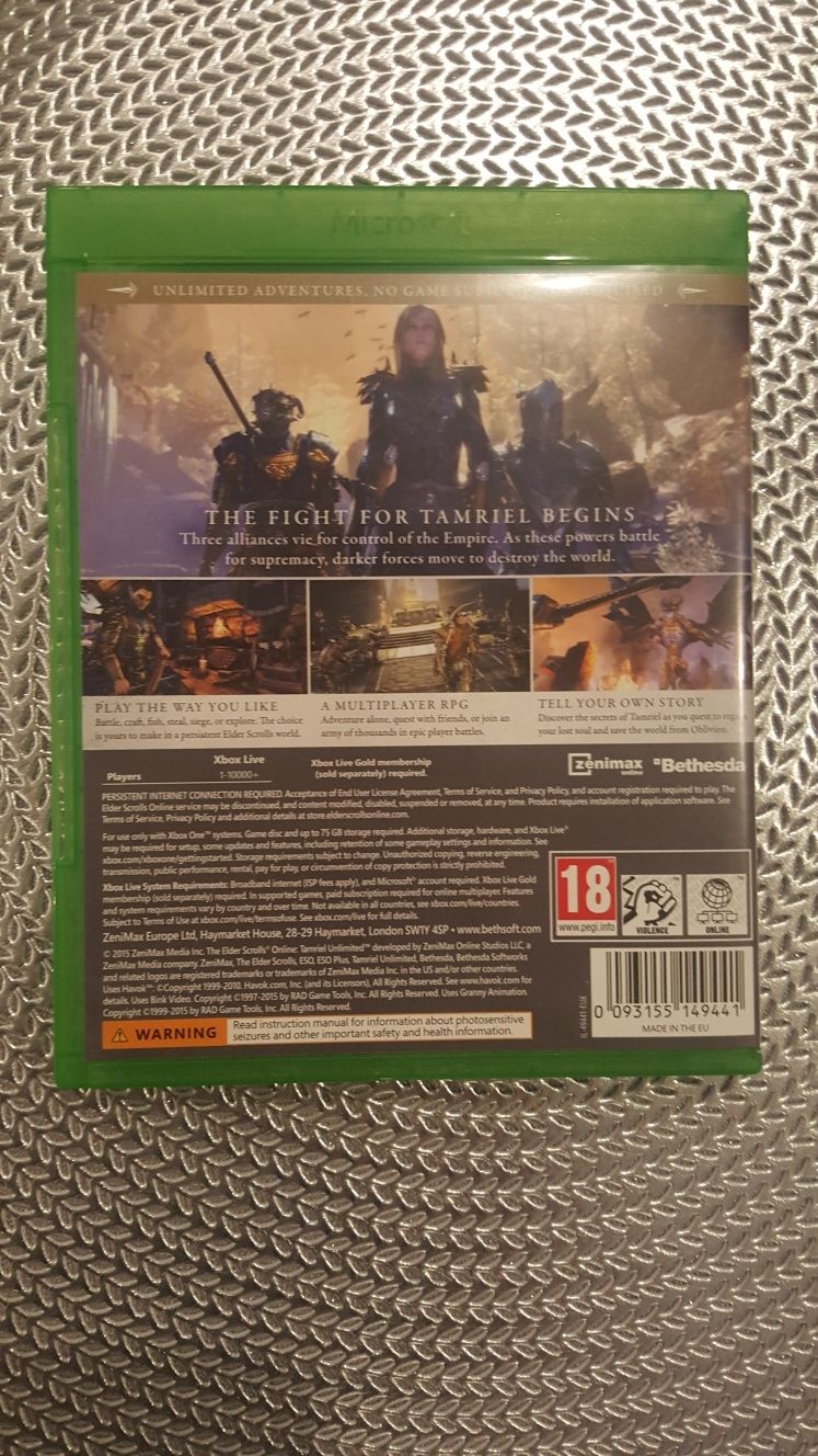 The elder scrolls Gra Xbox one