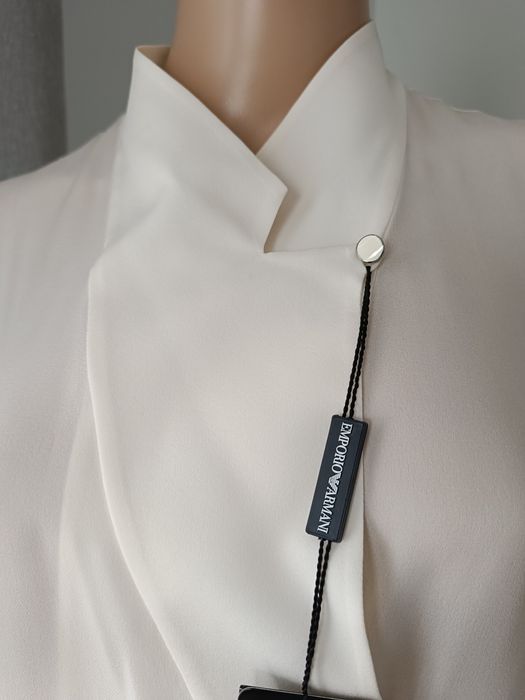 Emporio Armani - bluzka wizytowa,  jedwabna
