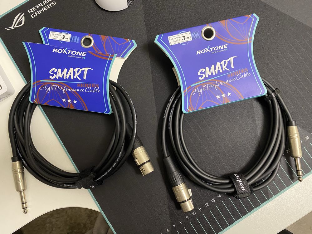 Балансний аудіо кабель Jack 6.3 Stereo XLR Female
