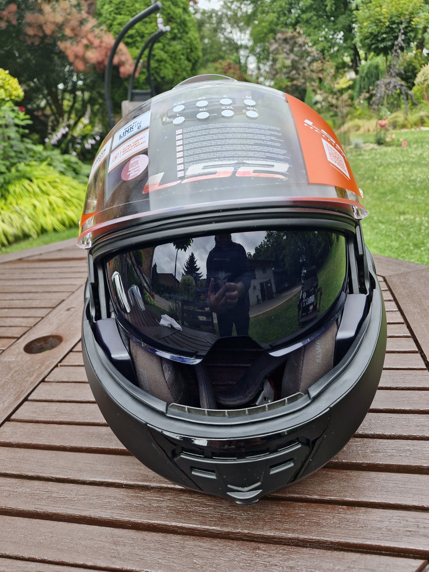 Kask motocyklowy szczękowy ls2 xxl valiant