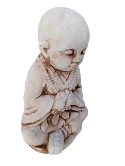 Medytujący Budda Zen mnich figurka z betonu betonowa h27