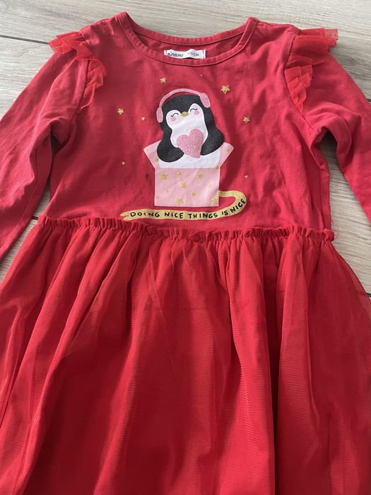 Sukienka czerwona święta Sinsay 110