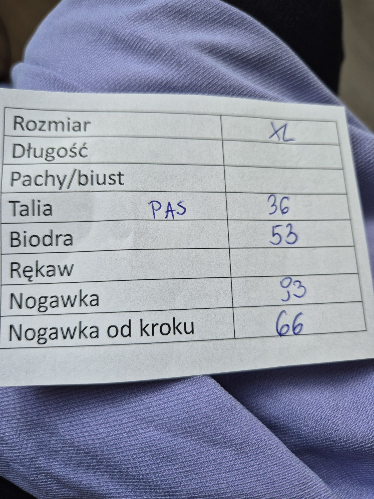 Elastyczne spodnie