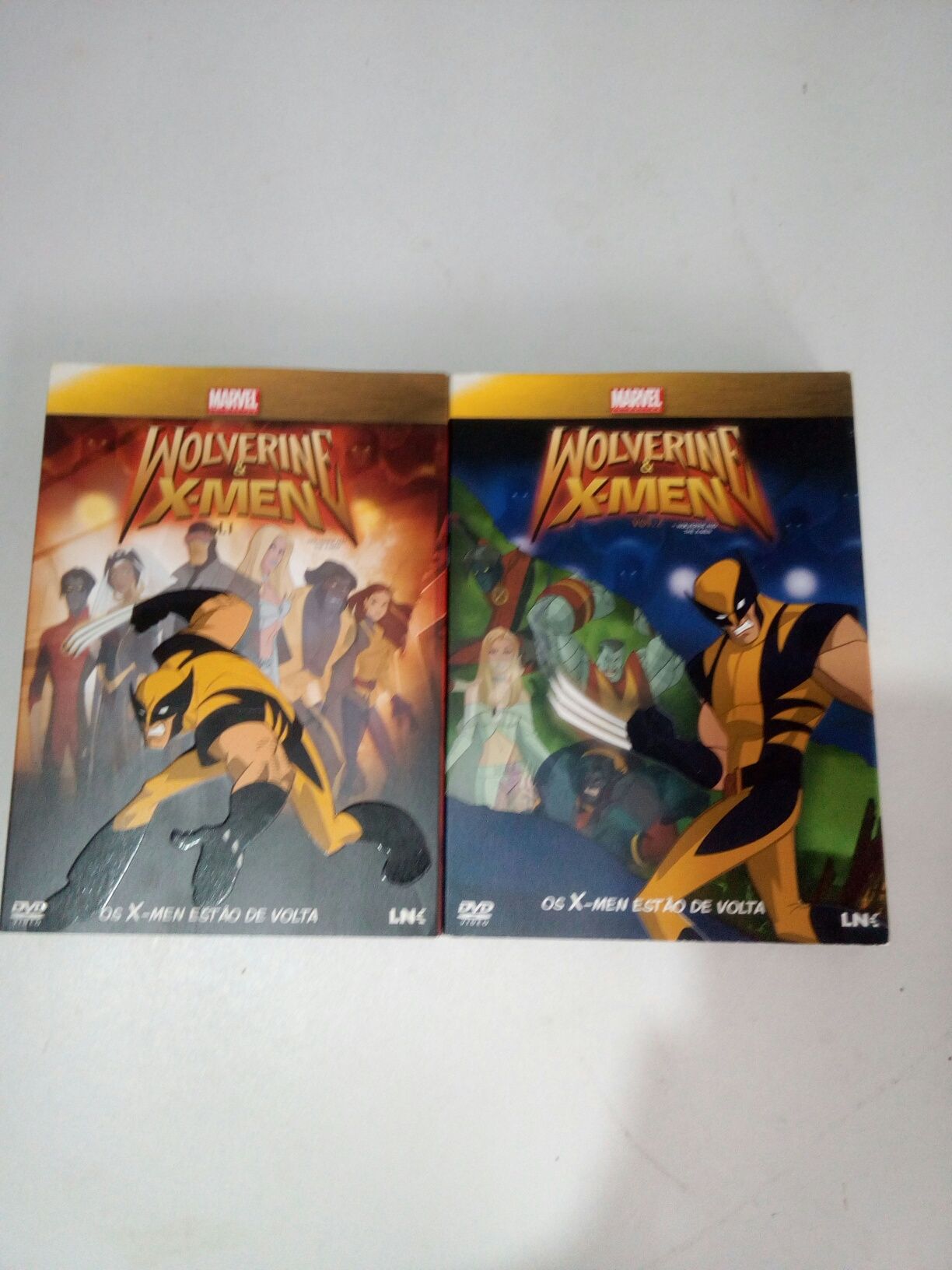 4 DVD "Wolverine & X-Men" da Marvel, 100€.