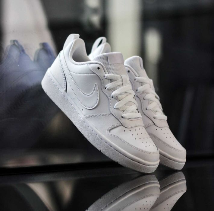 Nike Court жіночі білі кеди кросівки підліткові кросовки 36-37р/23.5см