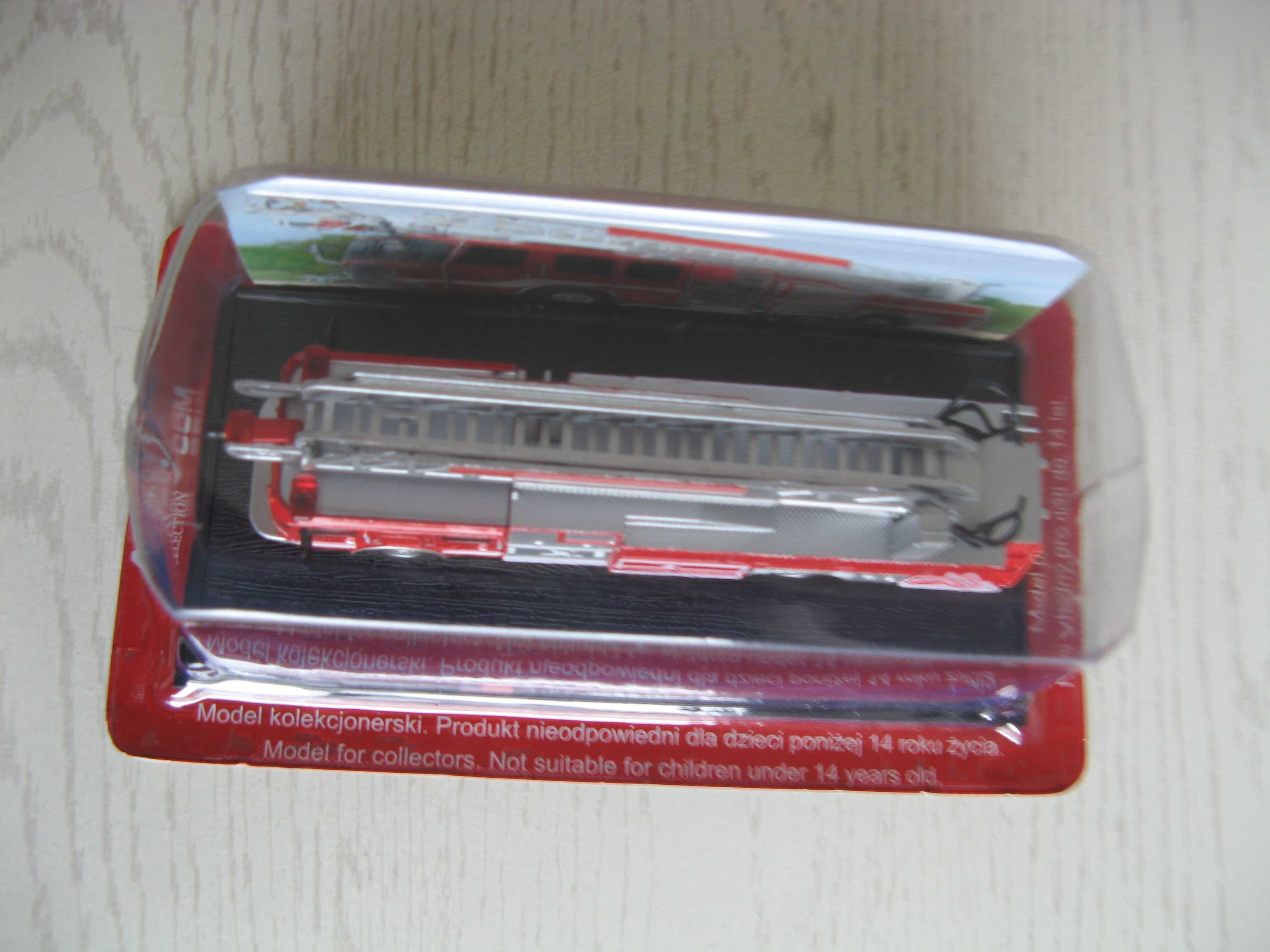 Drabina hydrauliczna HP 75, straż pożarna, 1:87/Nowa!