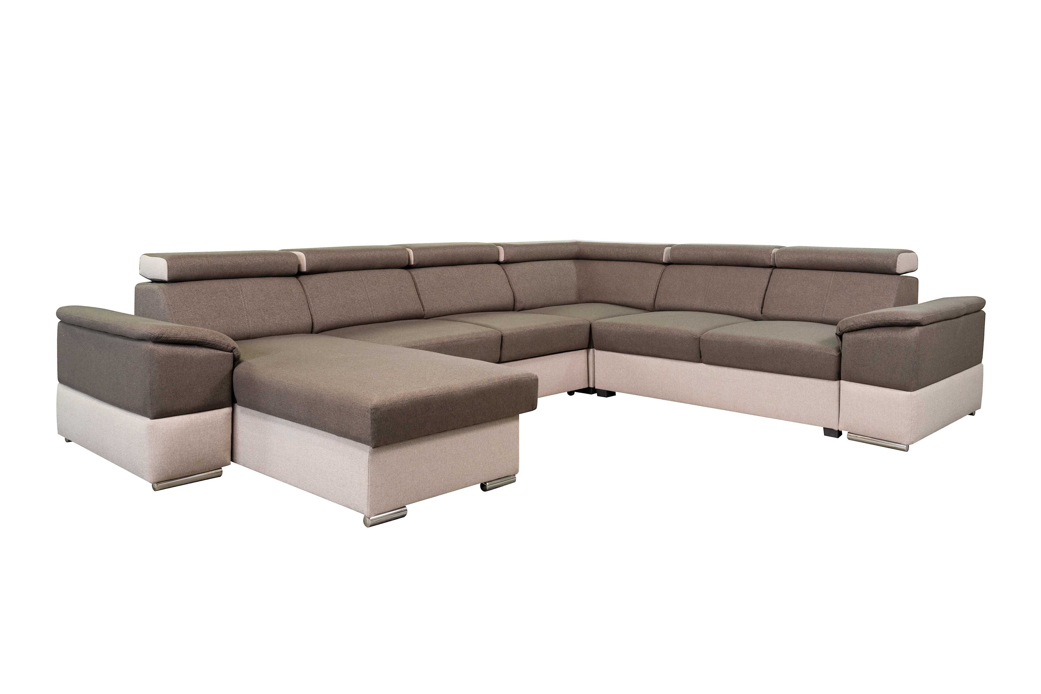 Funkcjonalny narożnik JOY Panoramic do salonu z funkcją spania