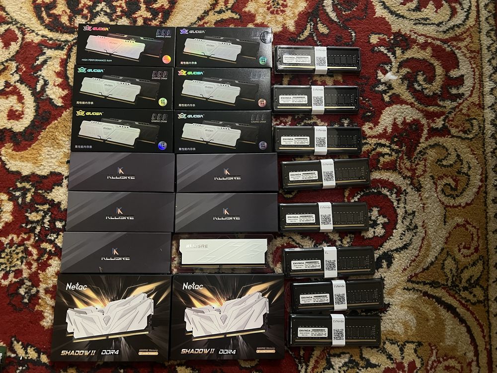 Новая ОЗУ 16 ГБ DDR4 32 гб опт комплект