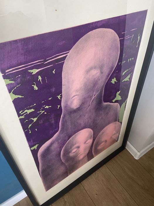 Grafika H.Laskowski z lat 70-tych sygnowana/numerowana