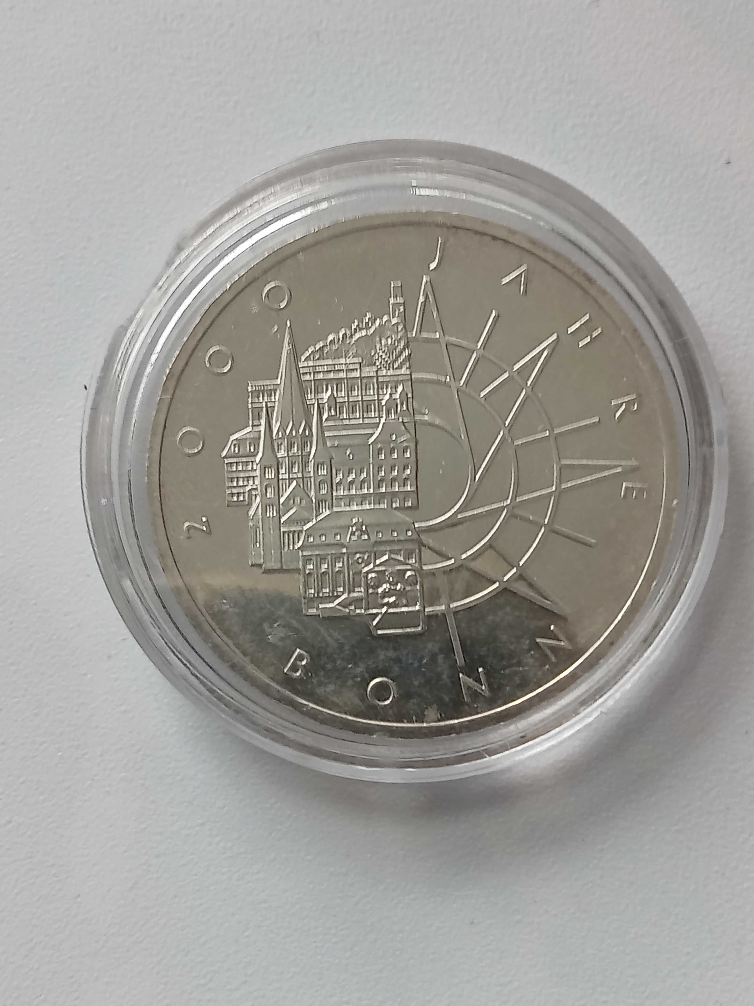 Moneta 10 marek Niemiecy 1989 r 2000 lat Bonn