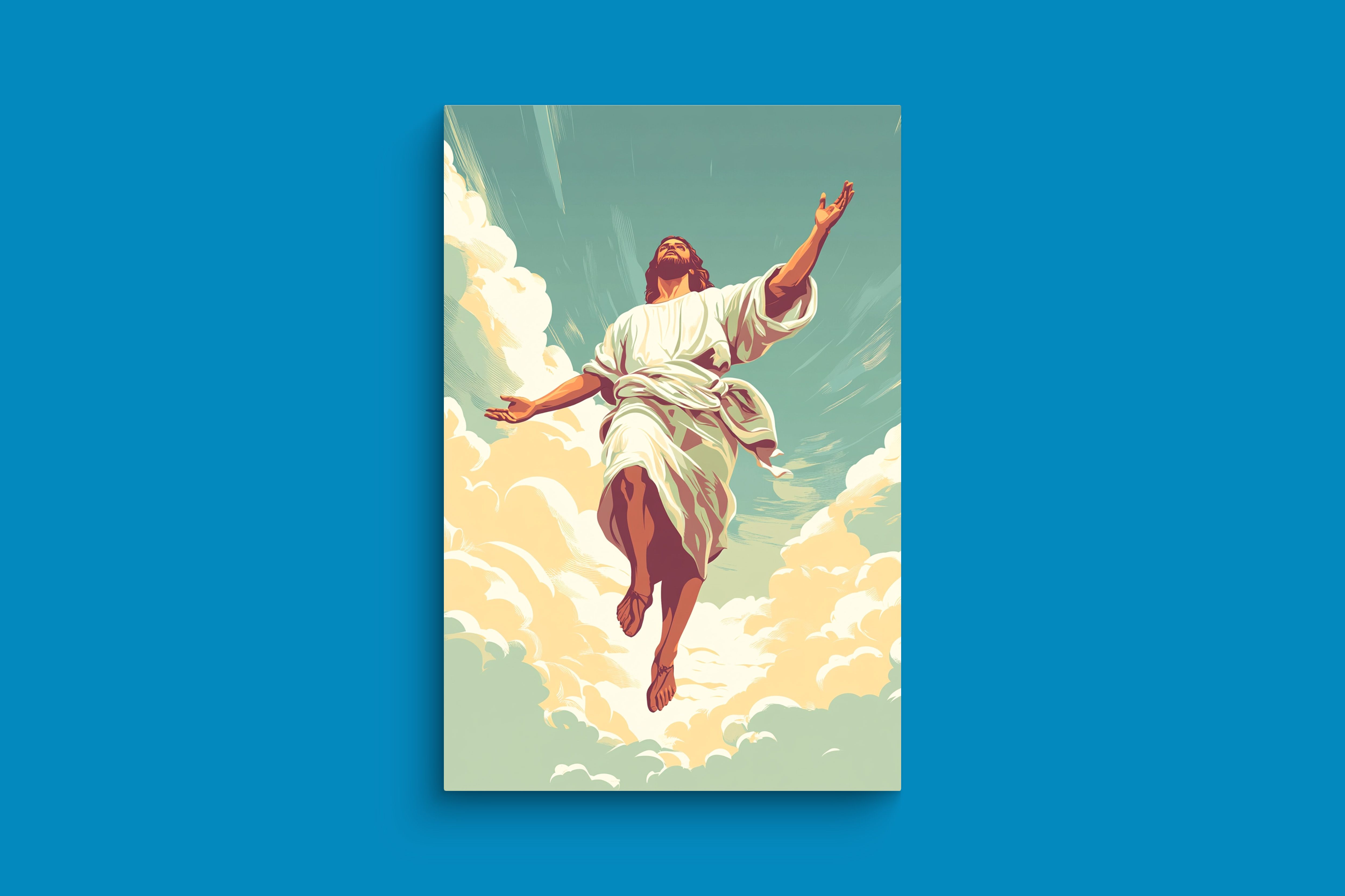 Nowoczesny obraz na płótnie Jezus Chrystus 50x70 dla dzieci młodzieży