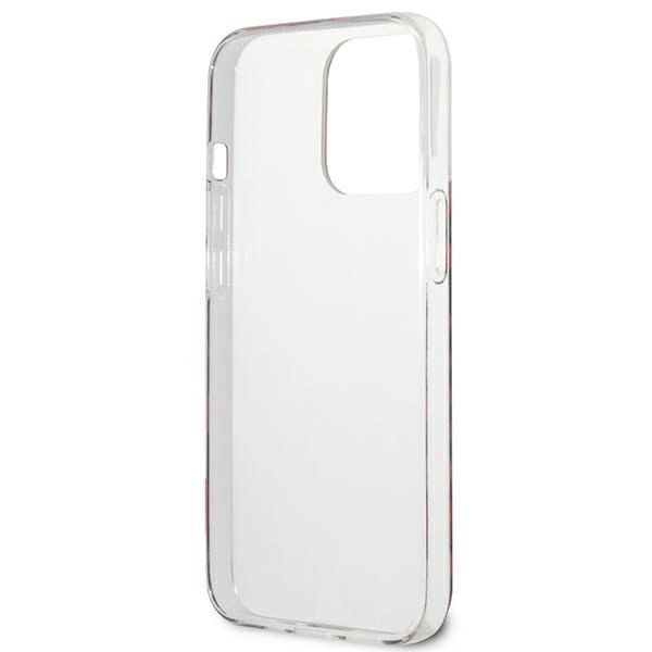 Etui Guess Leopard na iPhone 13 Pro / iPhone 13 - czerwone