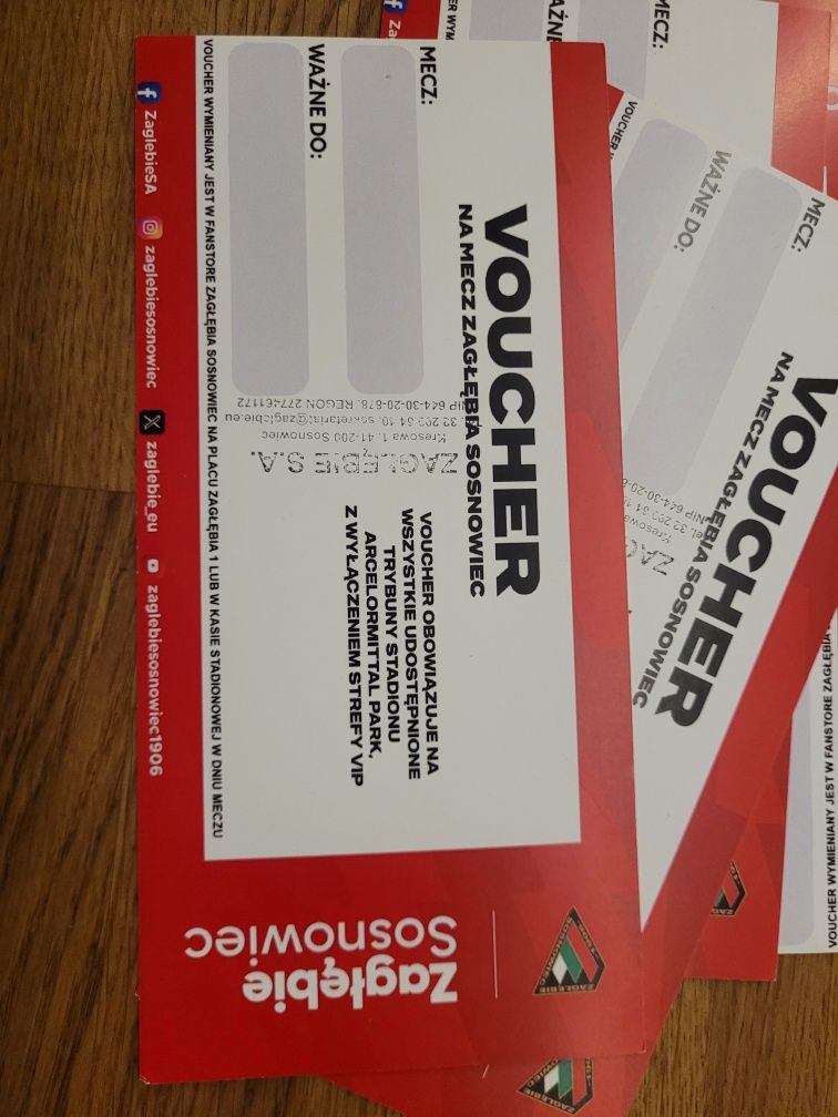 Vouchery na mecz