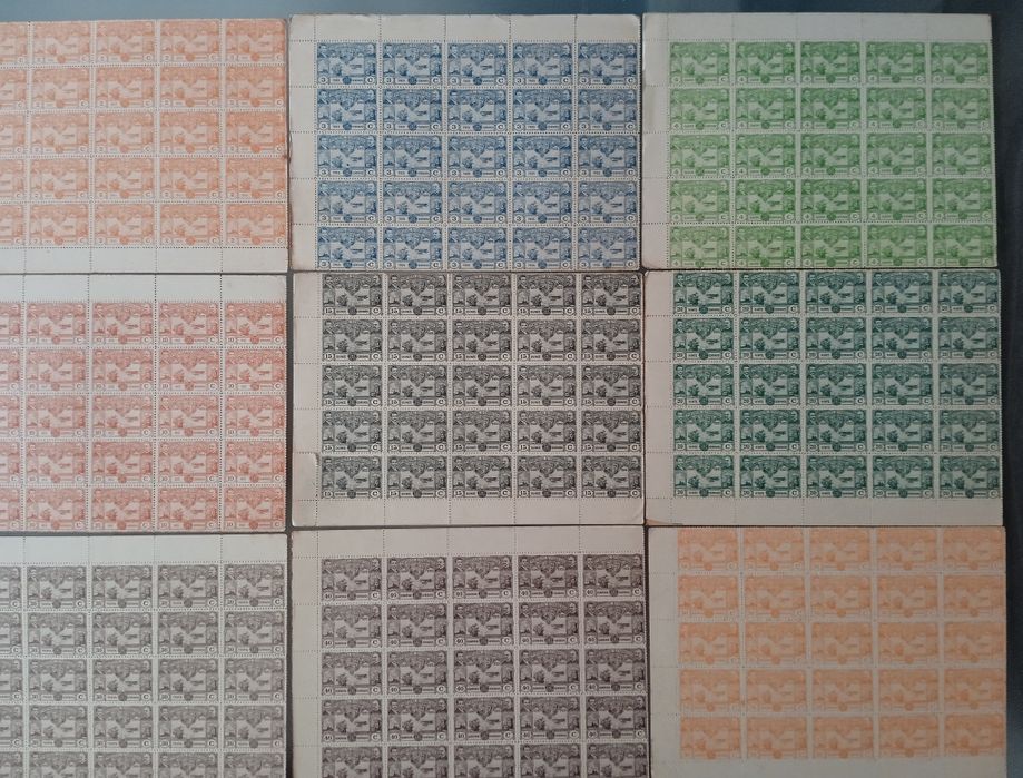 Travessia Aérea do Atlântico, 800 selos.