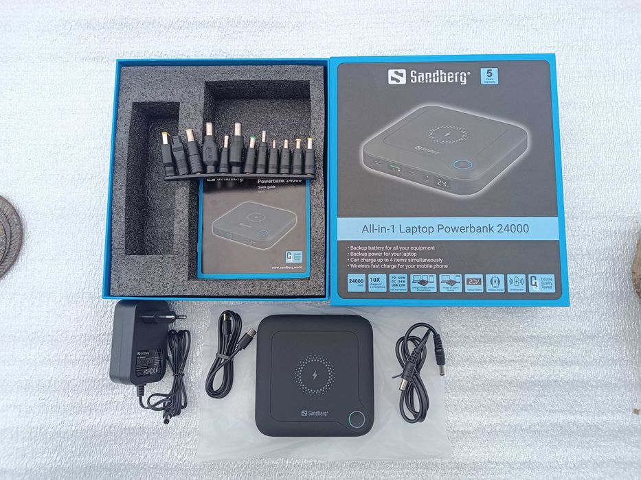 Новий УМБ Sandberg All-in1 Laptop Powerbank 24000mAh (420-57)