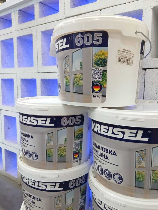 Шпаклівка фінішна універсальна KREISEL 605 (0,03 - 3мм) (16кг)