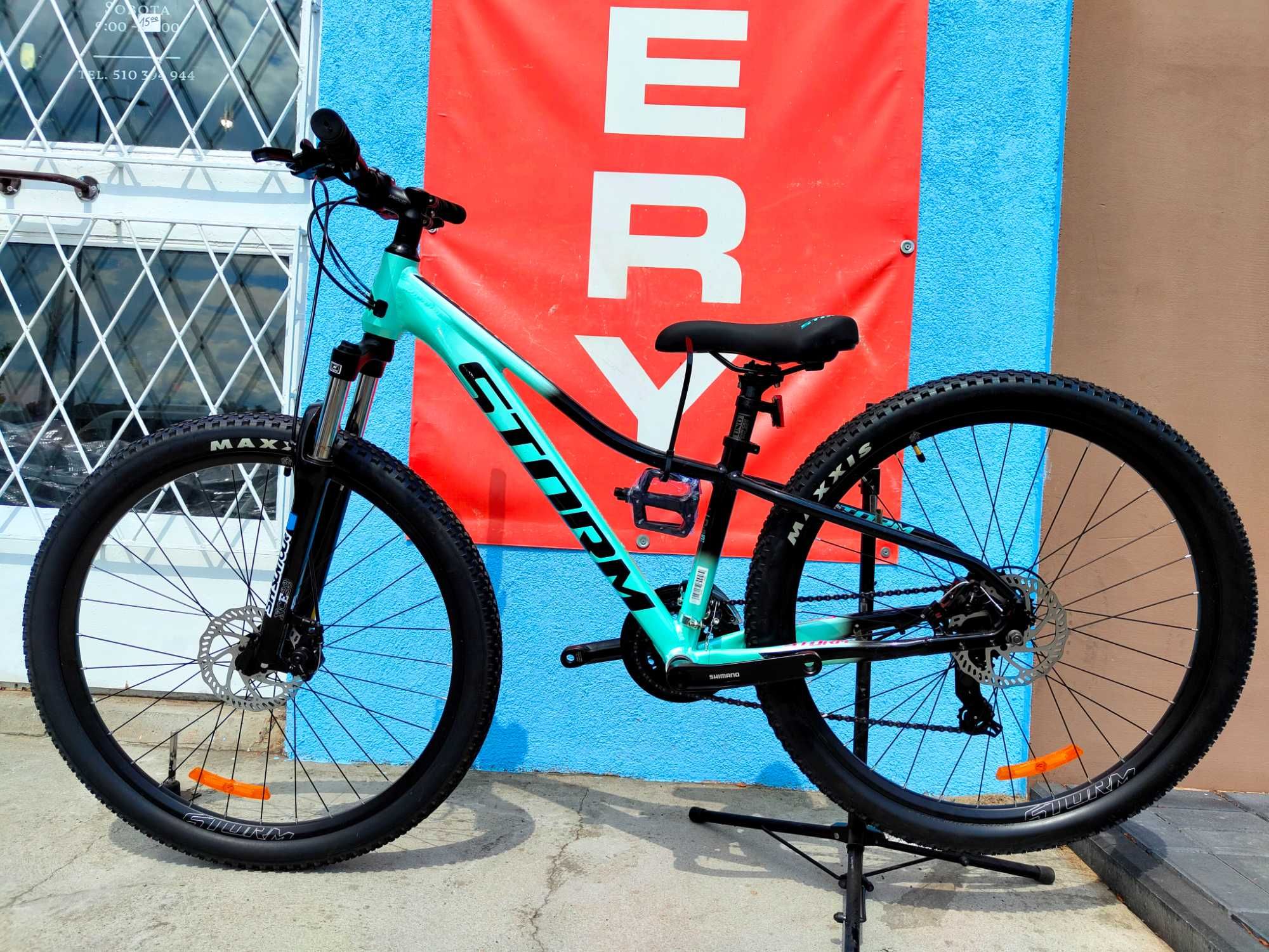 NOWY STORM SHARK 1.0 LADY 2025r R. 13" *Koła 27,5* Hydraulika Shimano!
