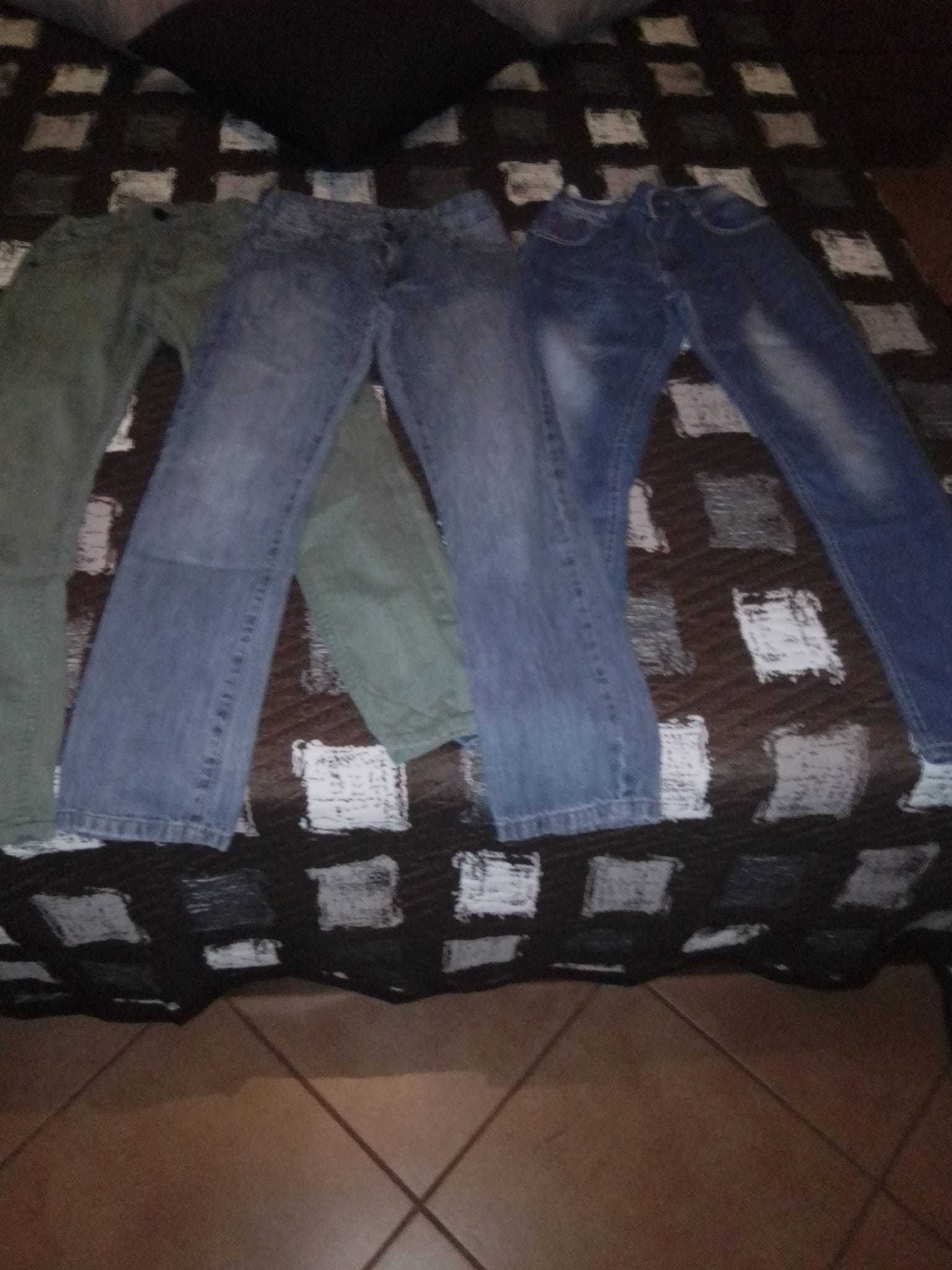 3 pares de calças de ganja menino 8/10 anos