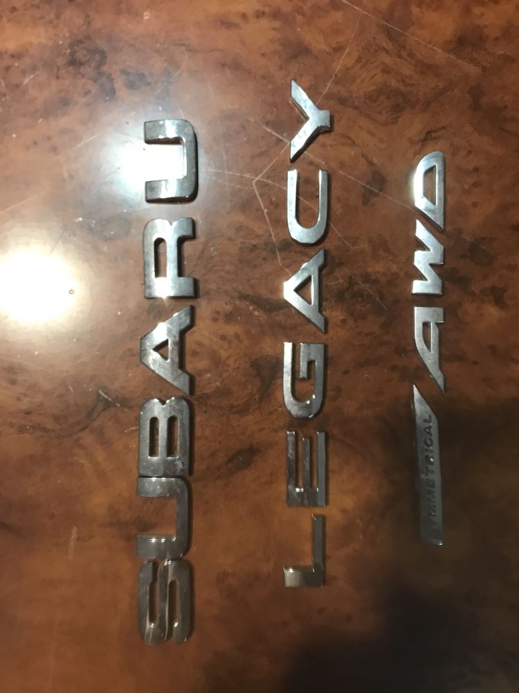 Буквы Subaru Legacy