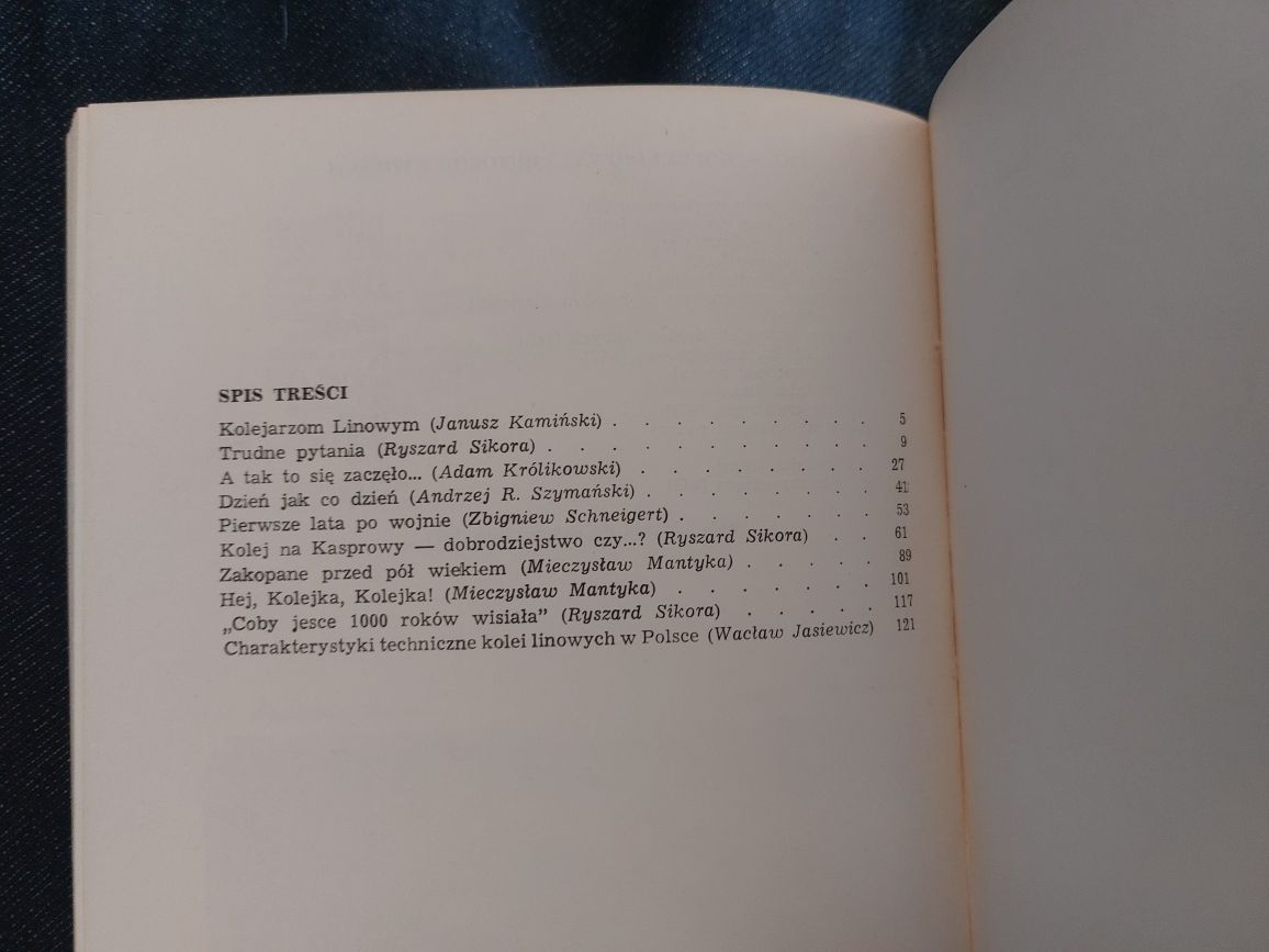 Podtatrze Wiosna 1986/50 lat Kolei Linowych w Polsce 1986 Zakopane TTK