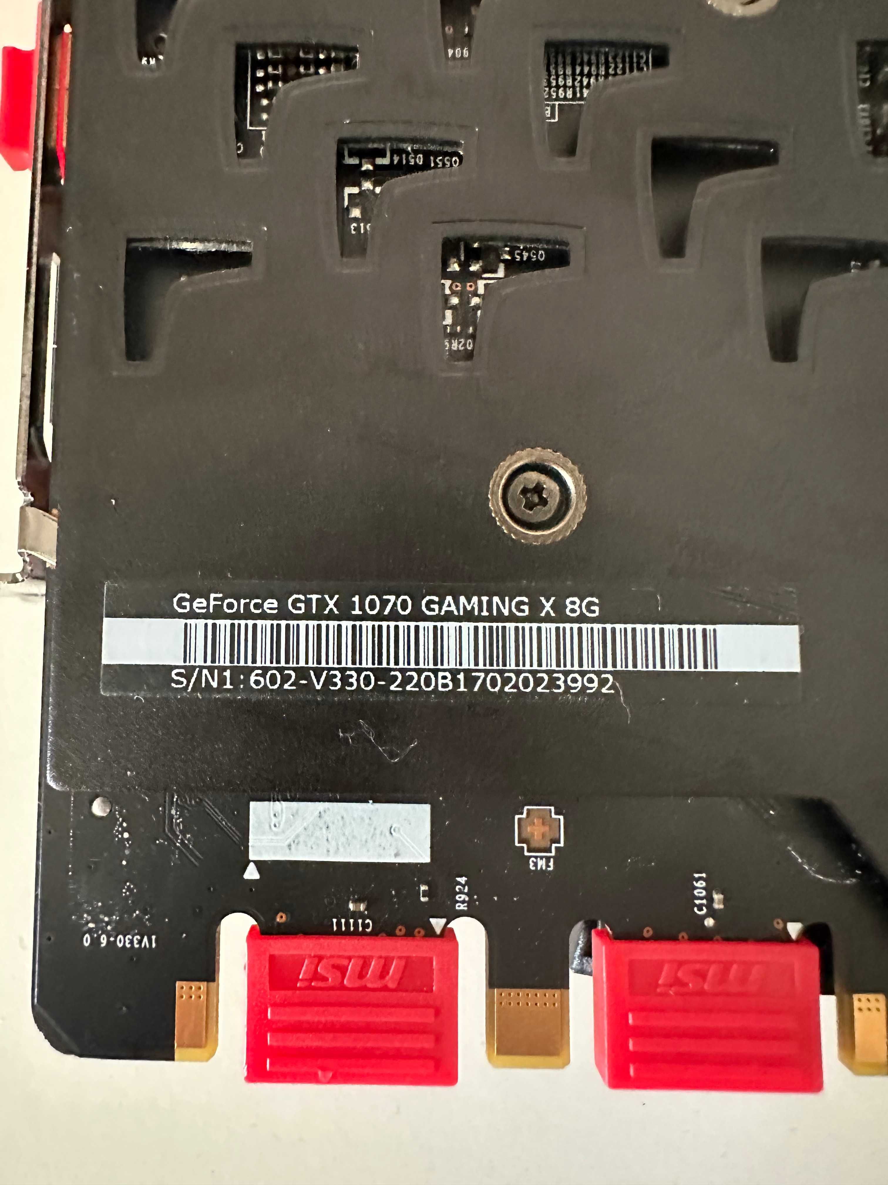 Відеокарта MSI GeForce GTX 1070 Gaming X 8GB GDDR5 256bit
