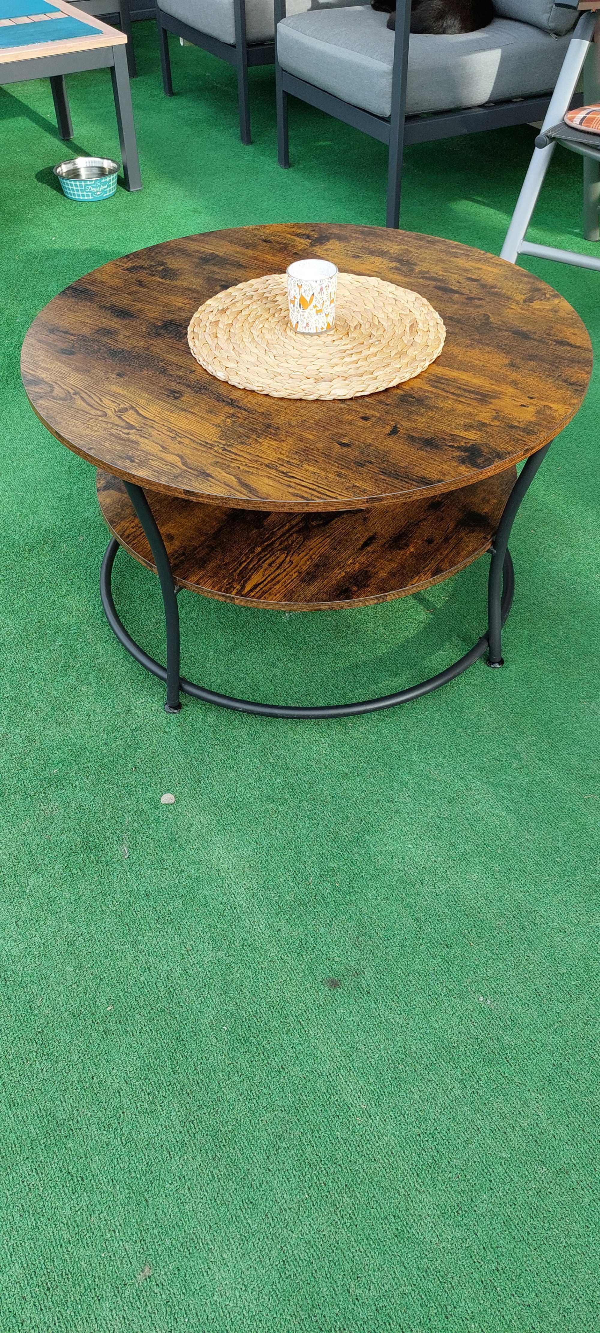 Stolik kawowy rustykalny loft