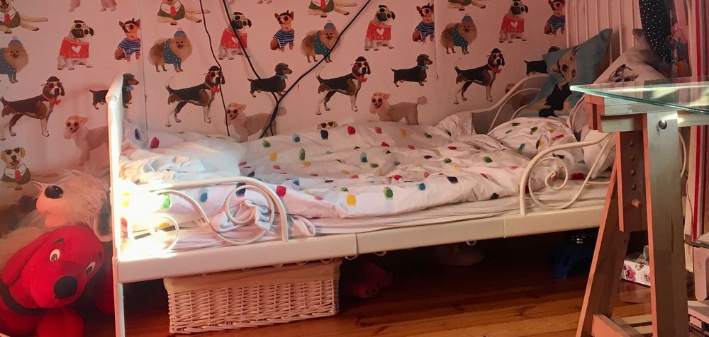 Łóżko Minnen ikea rosnące z dzieckiem