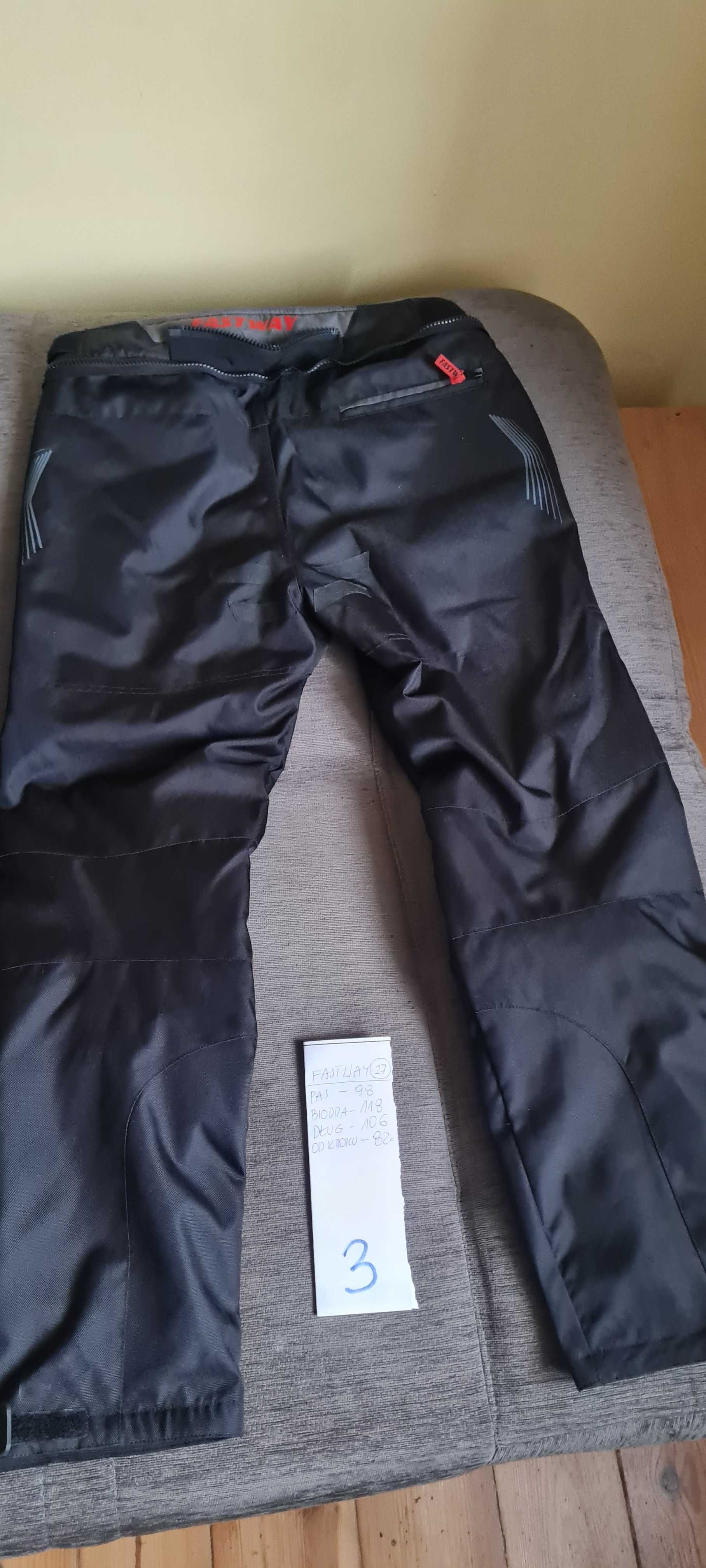 Spodnie motocyklowe 3 pary.L,XL,firm Hein Gericke,Matra,Fastway