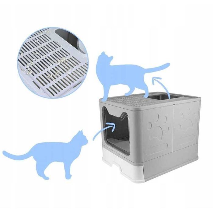 Kuweta kryta z szufladą duża