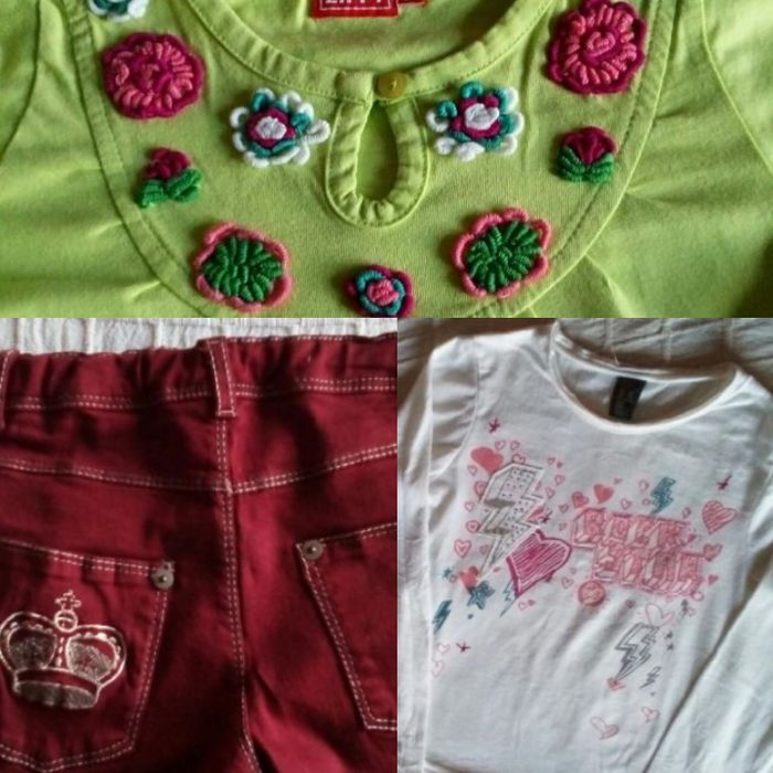 Conj Calças + 2 Blusas Zara + Zippy 5-6A