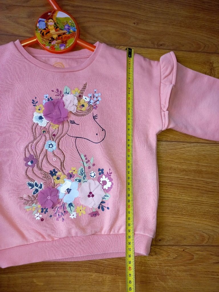 Next 2pack bluza panterka 104 bluzy jednorożec hafty unicorn