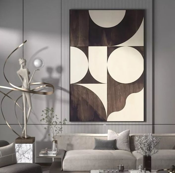 Obraz na płótnie nowoczesny minimalizm bauhaus duży format 75x100