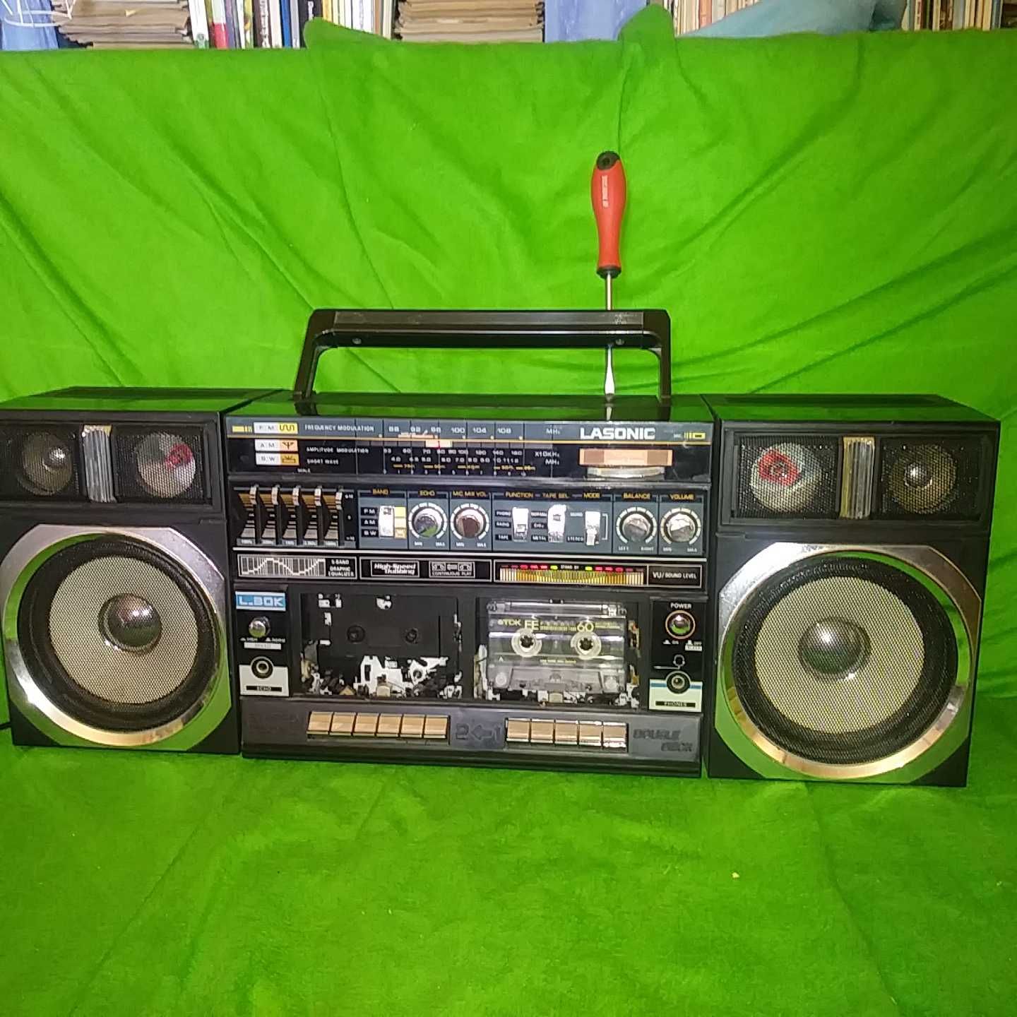 Radiomagnetofon stereo bombox LASONIC L30K