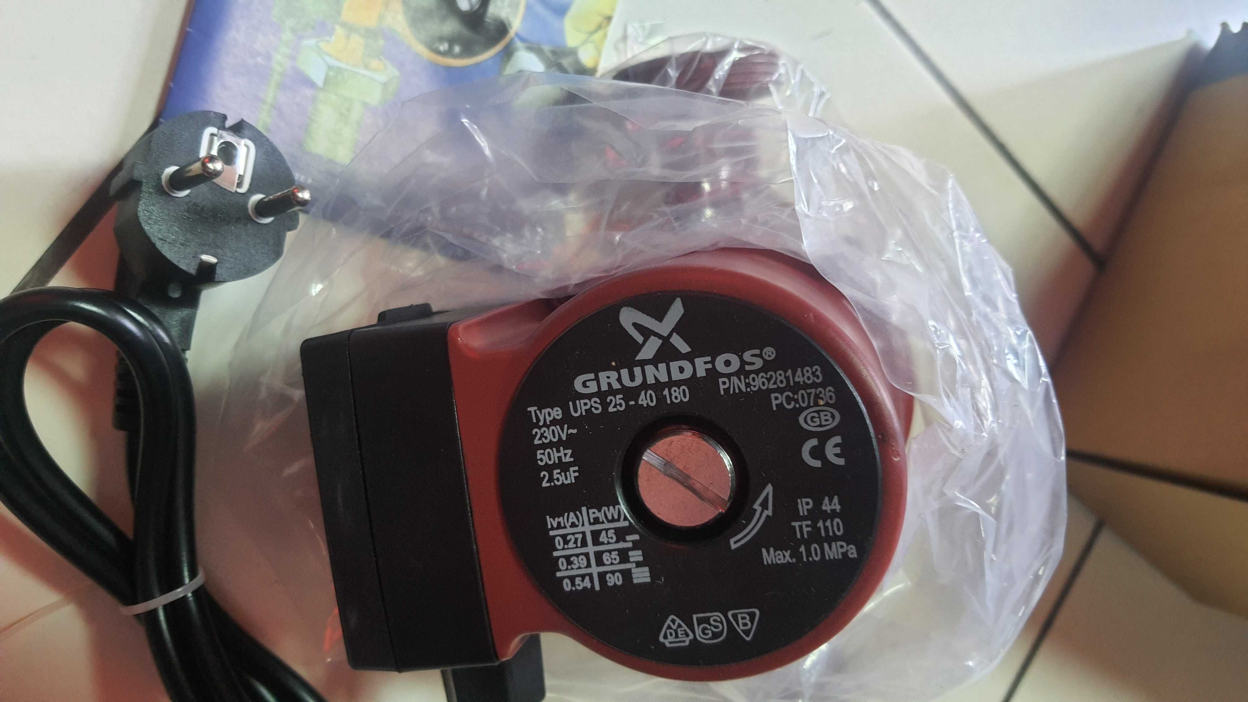 Pompa Grundfos Wilo UPS 25.60 180 i inne