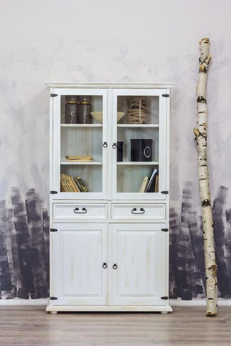 Drewniana witryna, BIBLIOTECZKA woskowana VIT 13