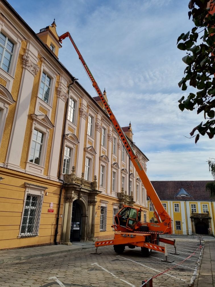 Ładowarka teleskopowa obrotowa 25m MERLO ROTO kosz dźwig żuraw NYSA