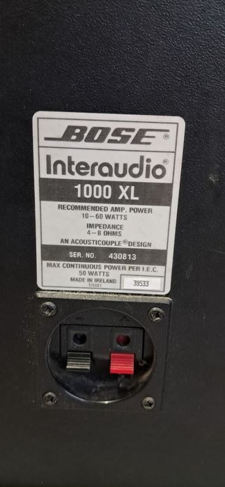Kolumny bose interaudio 1000 xl