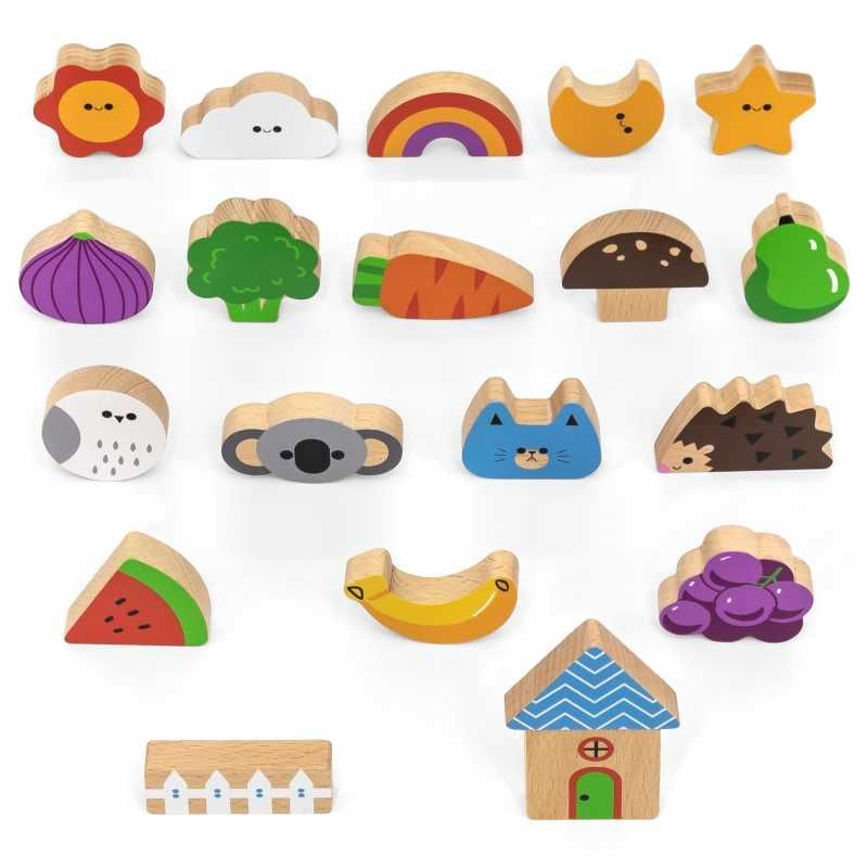 Dotykowe Memo game w pudełku Montessori