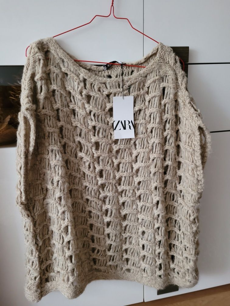 Kamizelka bezrękawnik narzutka Zara oversize