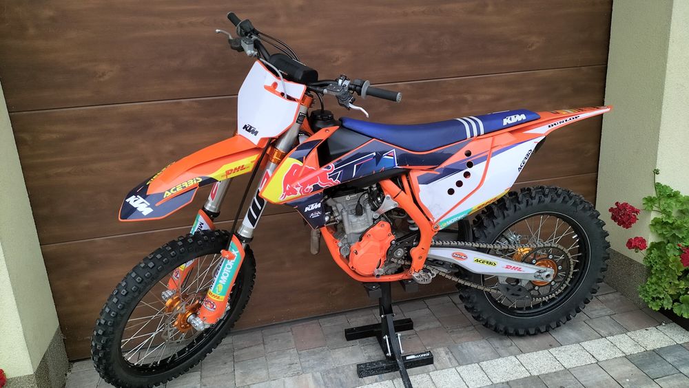 KTM SXF 250 Factory Edition 100mth, Yoshimura, nowy tłok, Transport