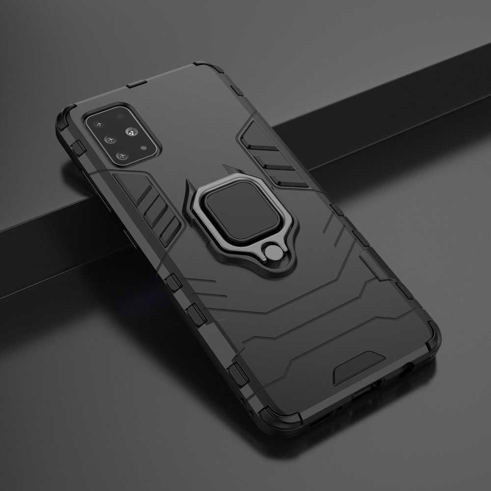 Etui Case Pancerne Samsung Galaxy A51 + Szkło Hartowane