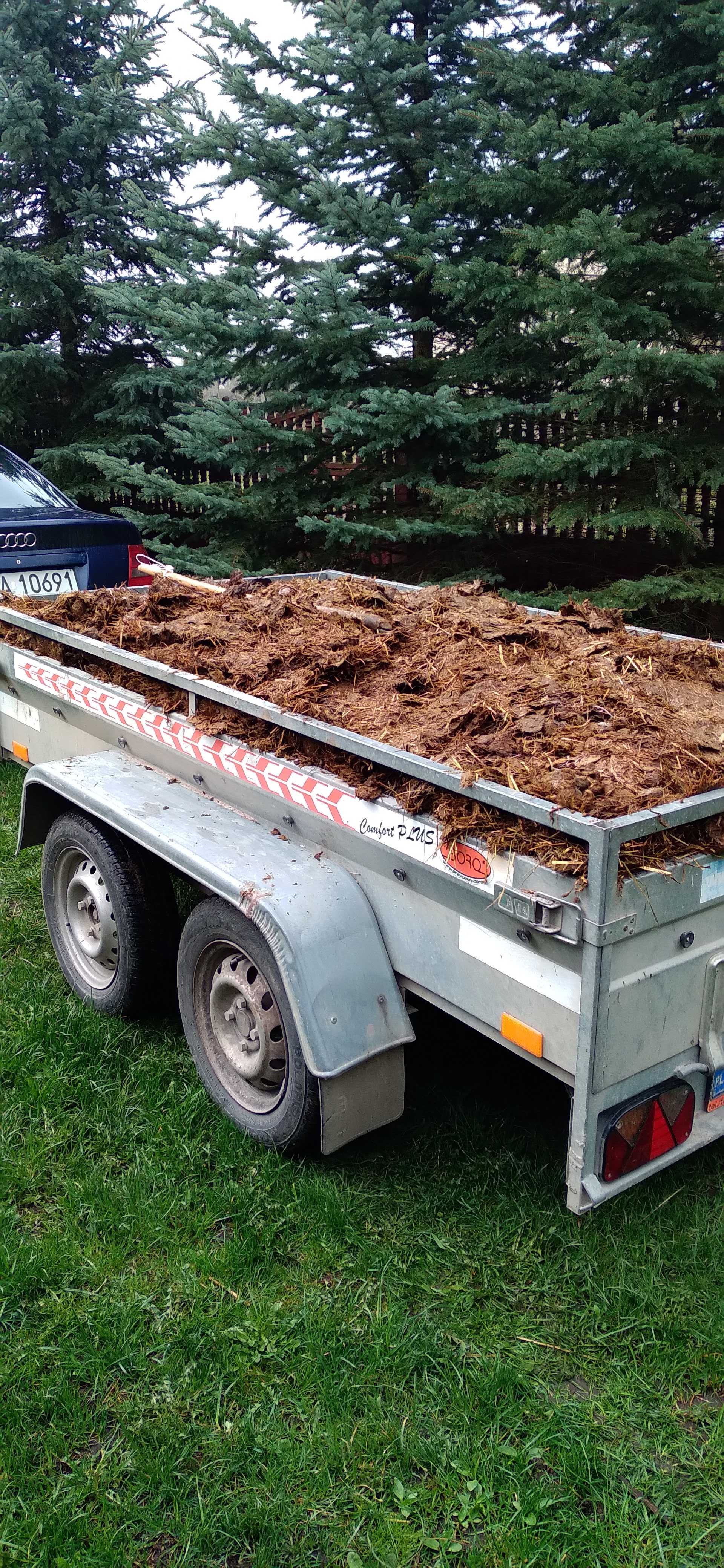 Obornik koński z transportem Naturalny nawóz