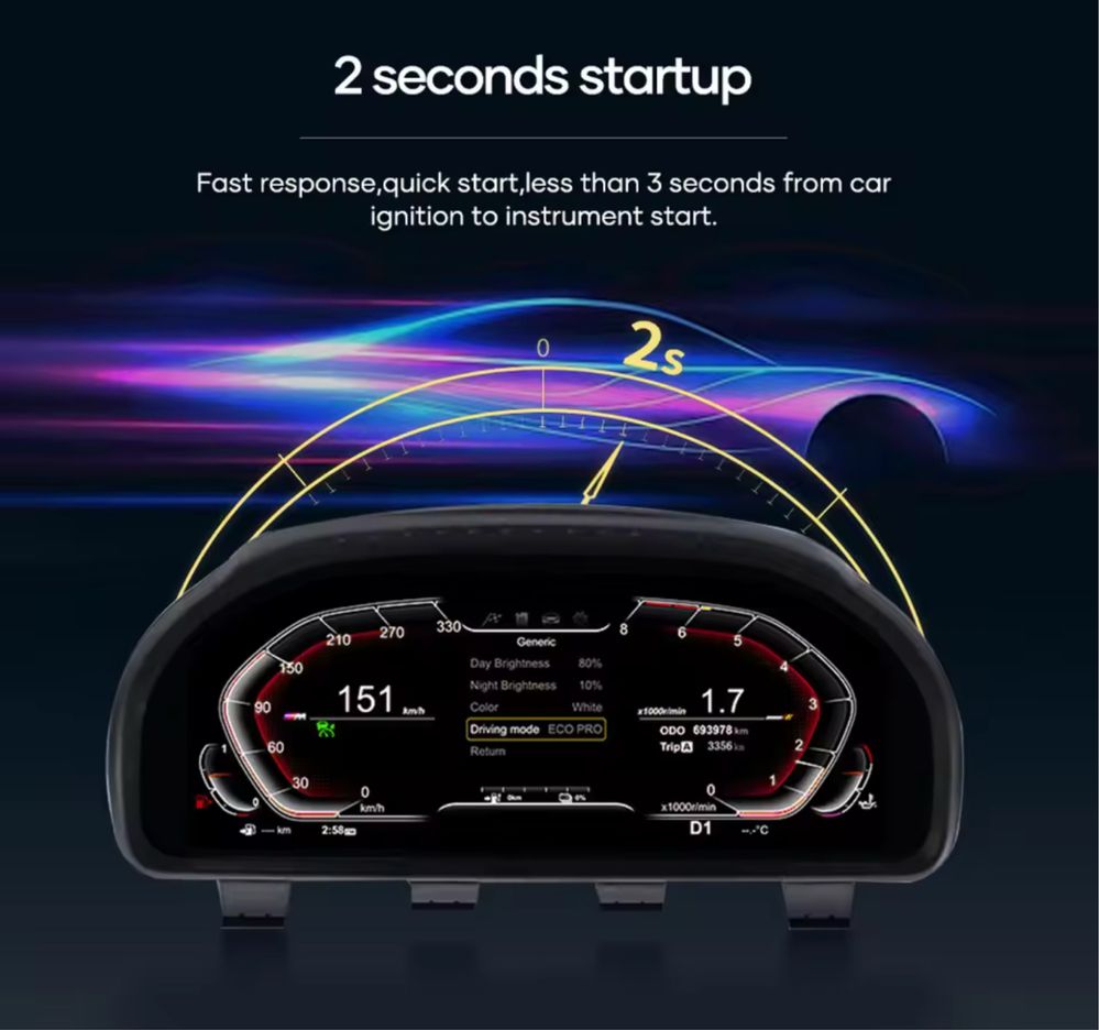 Painel instrumento Digital BMW serie 3 e 4